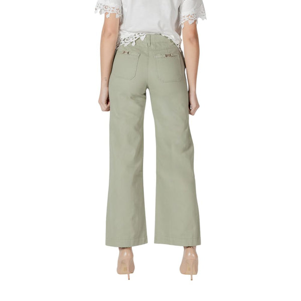 Morgan De Toi Bicolor Cotton Pants