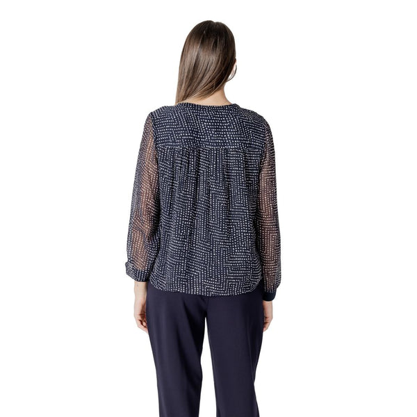 Street One Blue Polyester Blouse