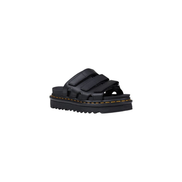 Dr. Martens Black Leather Platform Pumps