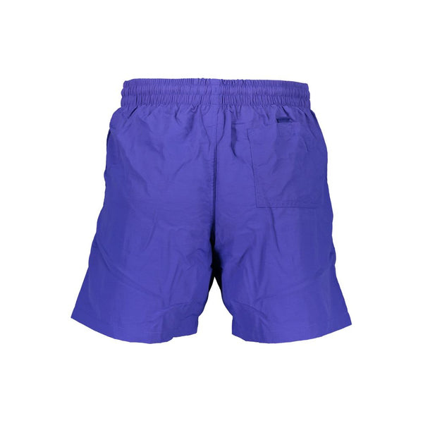 Norway 1963 Blue Polyamide Men's Swim Boxer