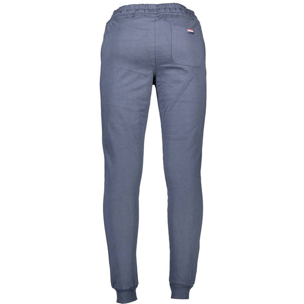 U.S. POLO ASSN. Blue Cotton Men's Trouser