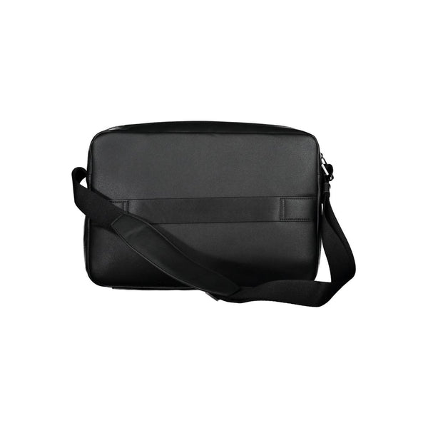 Calvin Klein Nero Recycled Polyester Men Briefcase