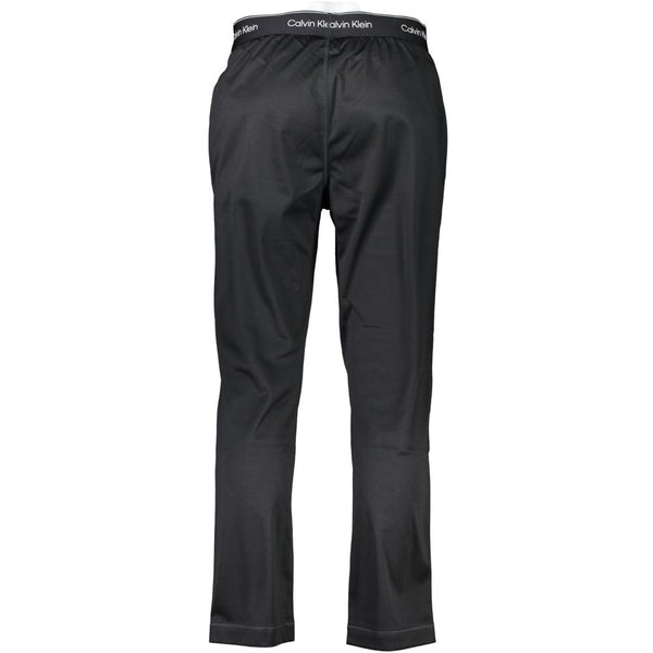 Calvin Klein Black Polyester Men's Track Pant