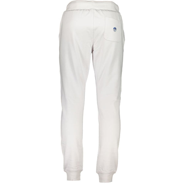 North Sails White Cotton Men's Sport Trouser