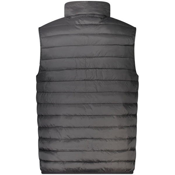Cavalli Class Nero Polyester Men Jacket