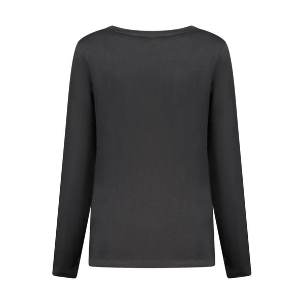 Freddy Black Cotton Women T-Shirt
