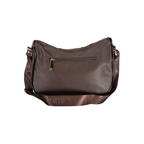 Laura Biagiotti Marrone PVC Women Handbag