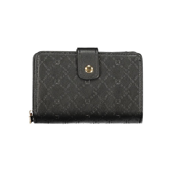 Laura Biagiotti Black Polyurethane Women Wallet