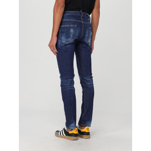 Dsquared² Blue Cotton Skinny Jeans