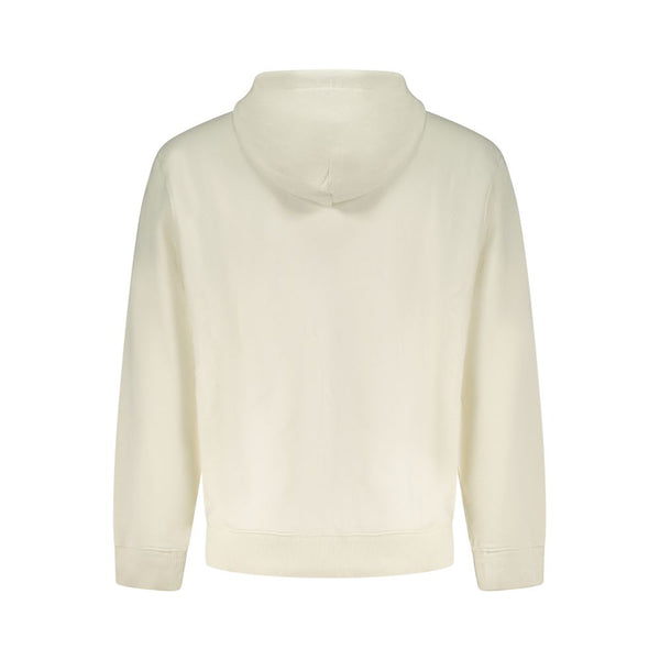 Calvin Klein White Cotton Men's Hoodie