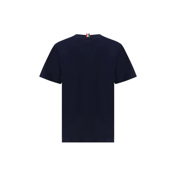 Thom Browne Blue Cotton T-Shirt