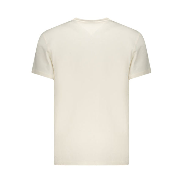 Tommy Hilfiger Bianco Cotton Mens T-Shirt