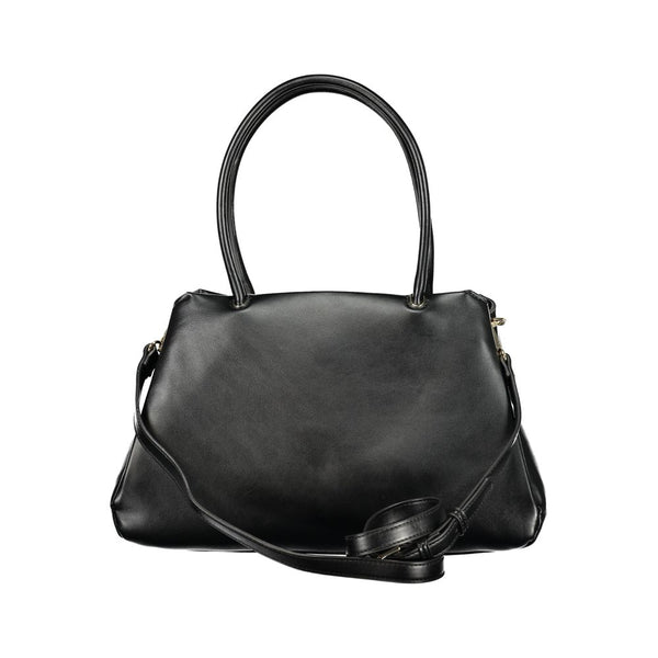 Mario Valentino Black Polyurethane Women's Bag