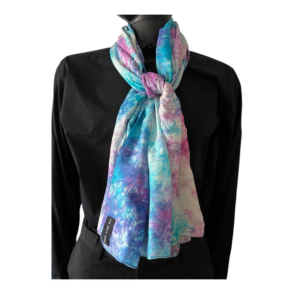 THE GRAY CRAB Ocean Breeze Silk Scarf