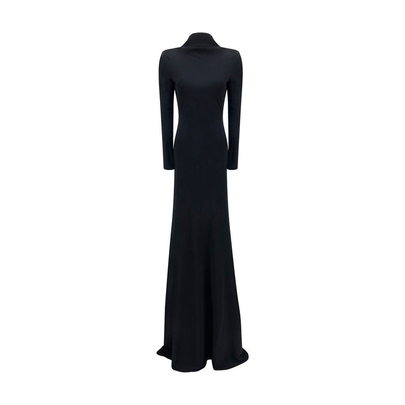 Black Tom Ford cocktail dress used by THE NOTICE to examine evening proportion, formality and restraint.