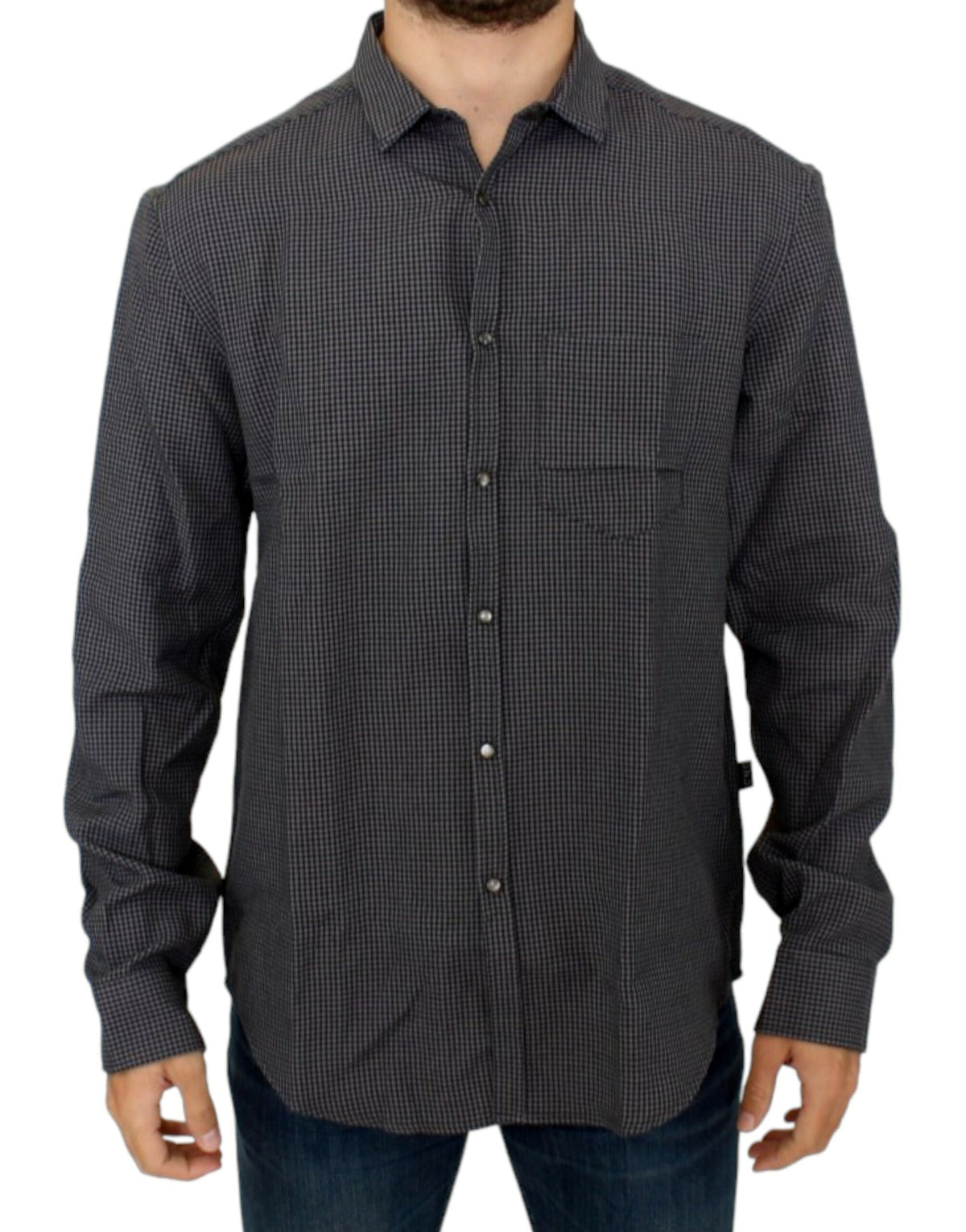 Gray linen shirt used by THE NOTICE to anchor a resort wardrobe in cool, wearable material rather than destination costume.
