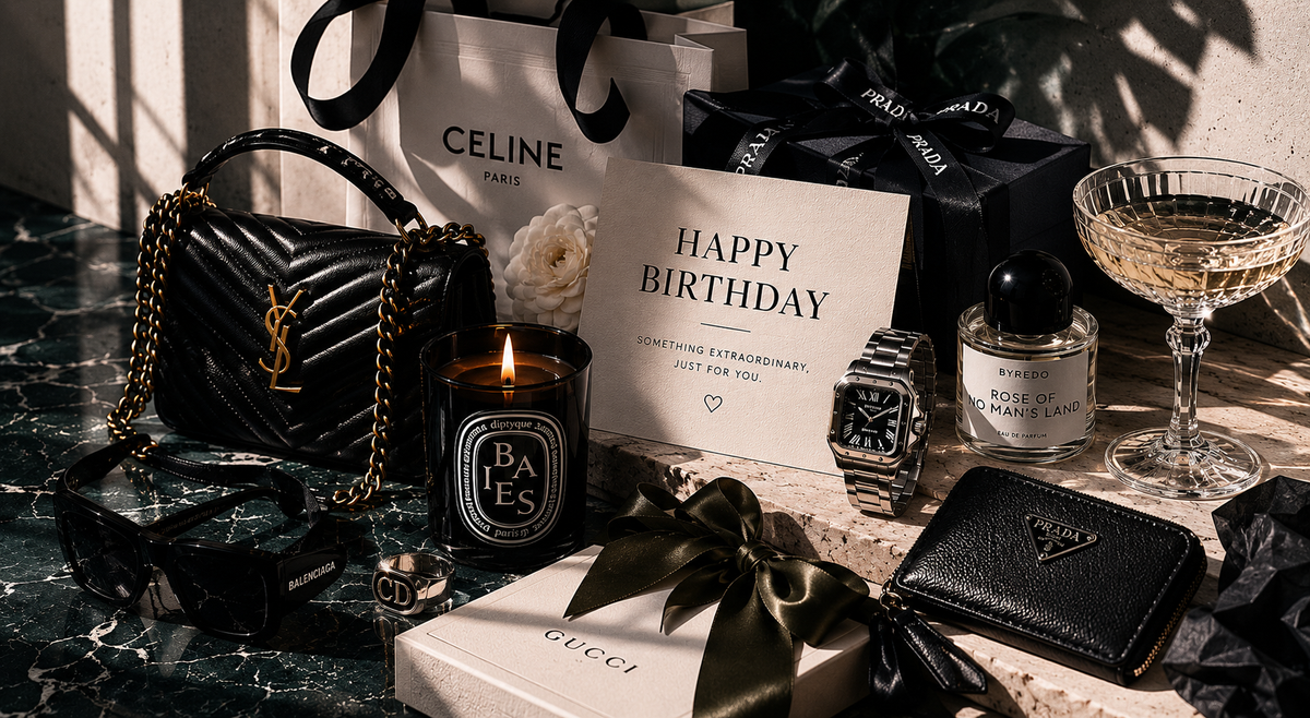 Birthday gift objects chosen through personal attention for THE NOTICE by THE GRAY CRAB