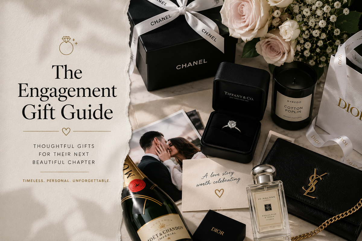 Engagement gift objects in jewellery leather and formal accessories for THE NOTICE by THE GRAY CRAB