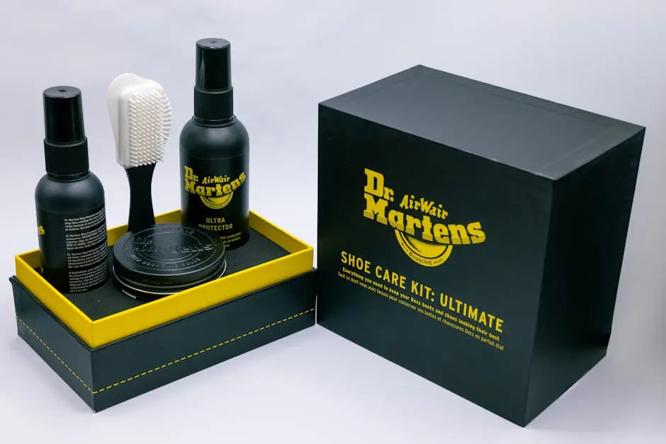 Designer boot care for leather suede and soles for THE NOTICE by THE GRAY CRAB