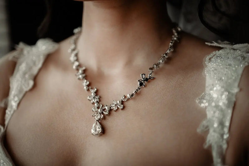 Fine jewellery considered through scale material and wardrobe use for THE NOTICE by THE GRAY CRAB