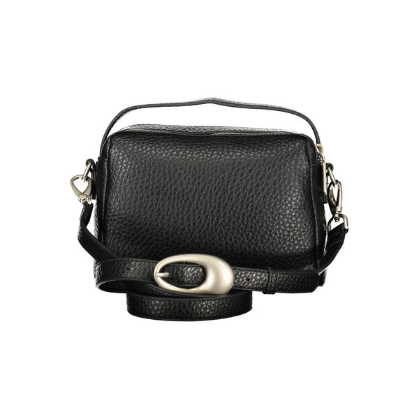 Mario Valentino Black Polyurethane Women's Bag