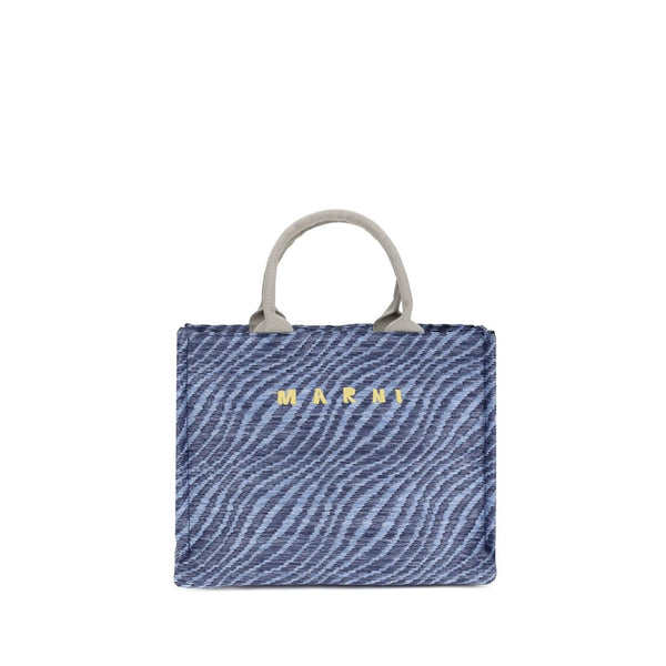 Marni Blue Nylon Shoulder Bag