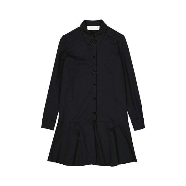 BLANCA VITA Black Elastane Casual Dress