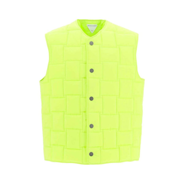 Bottega Veneta Bicolor Polyamide Sleeveless Jacket