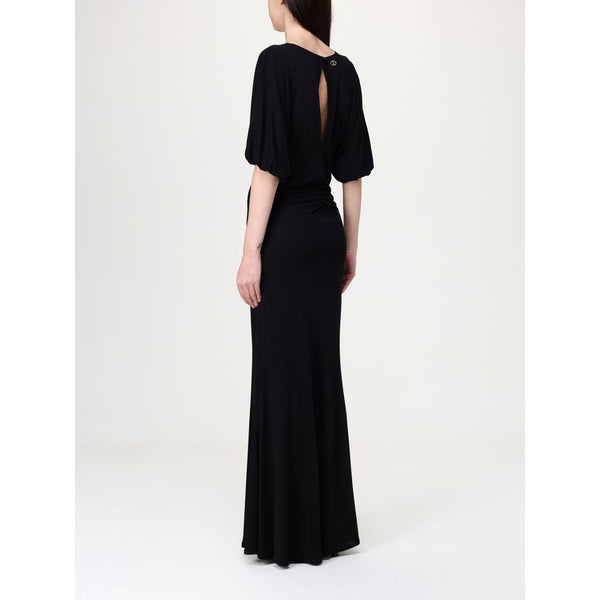 Twinset Black Elastane Casual Dress