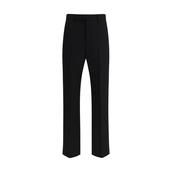 Valentino Garavani Black Wool Oves Aries Dress Pants