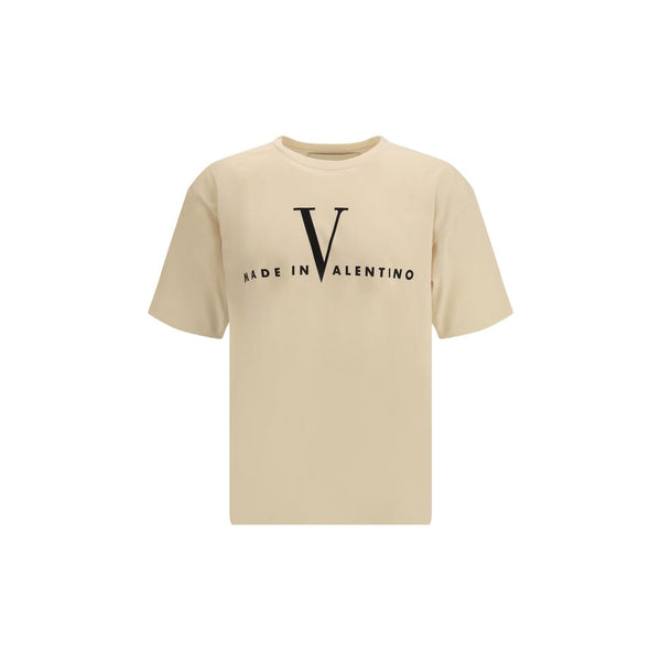 Valentino Garavani Beige Cotton T-Shirt
