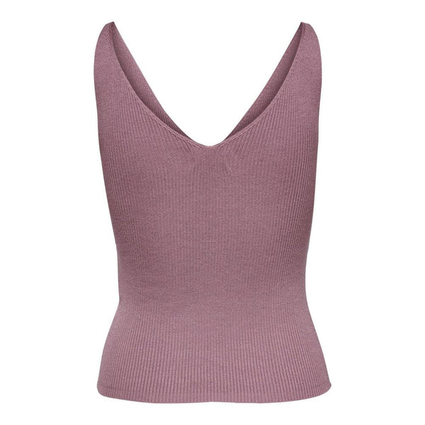 Jacqueline De Yong Purple Nylon Tank Tops