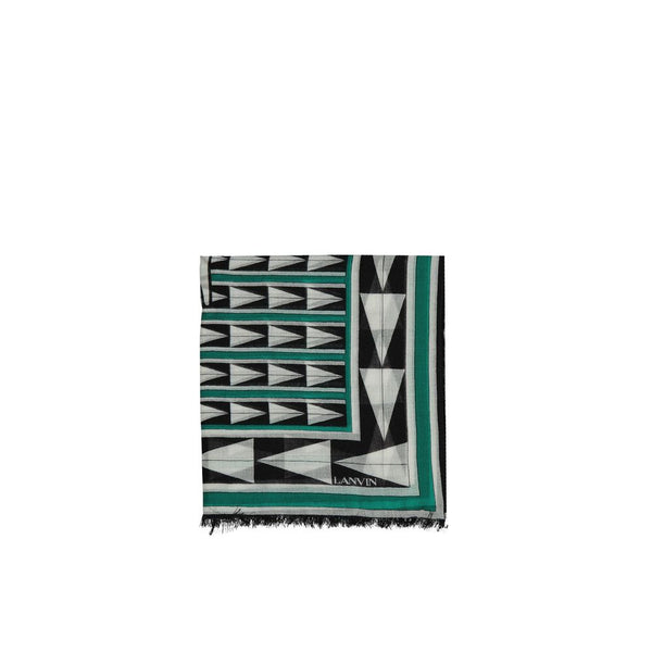 Lanvin Bicolor Wool Foulard
