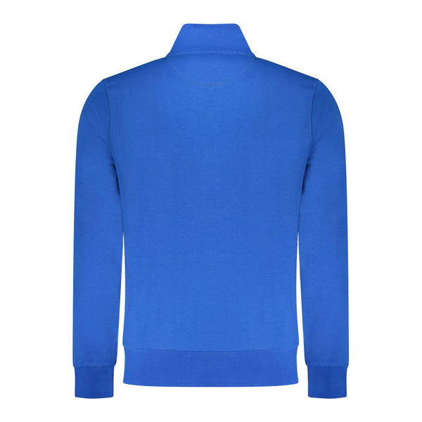 North Sails Blue Cotton Men Sweatshirt