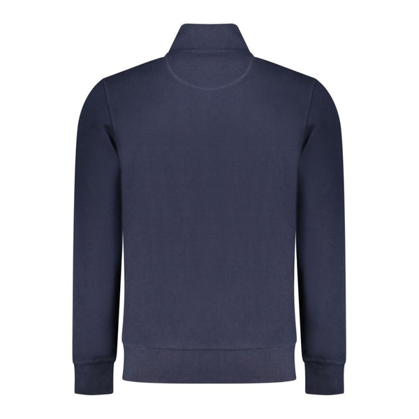 North Sails Blue Cotton Men Sweatshirt
