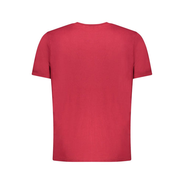 Pepe Jeans Red Cotton Men T-Shirt