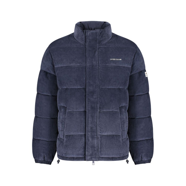 Guess Jeans Blue Polyester Men's Jacket
