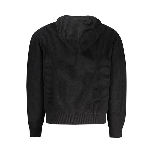 Guess Jeans Black Organic Cotton Men's Cardigan