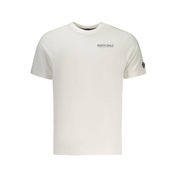 North Sails White Cotton Men T-Shirt