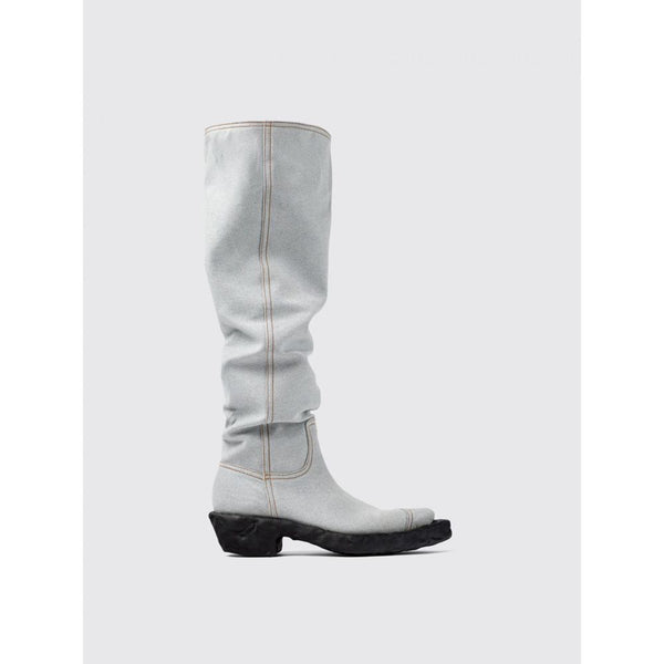 Camperlab Blue Denim And Rubber Ankle Boots