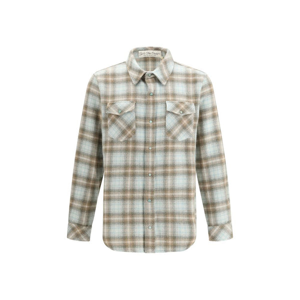 God's True Cashmere Multicolor Cashmere Pattern Shirt