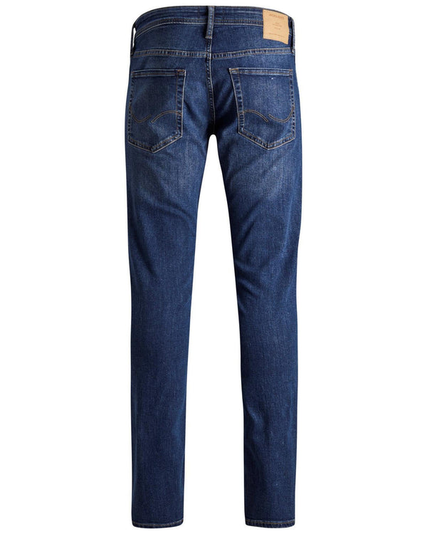 Jack & Jones Blue Cotton Slim Fit Jeans