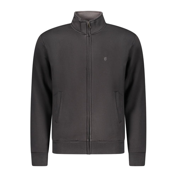 Coveri Moving Black Cotton Men Sweatshirt