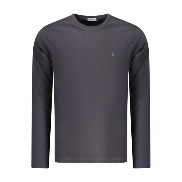 Coveri Moving Blue Cotton Men T-Shirt