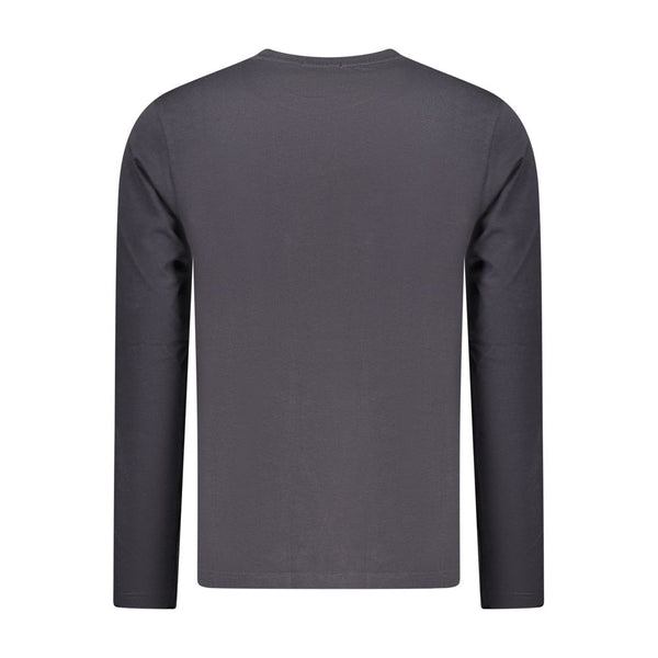 Coveri Moving Blue Cotton Men T-Shirt