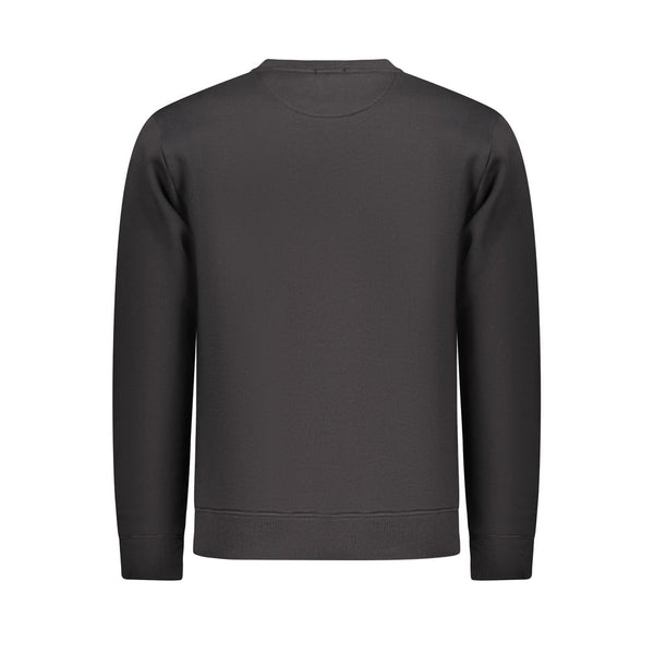 Coveri Moving Black Cotton Men Sweater