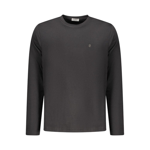 Coveri Moving "Black Cotton Men's T-Shirt"