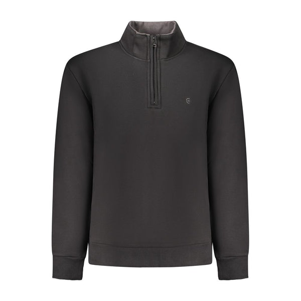 Coveri Moving Black Cotton Men Sweatshirt