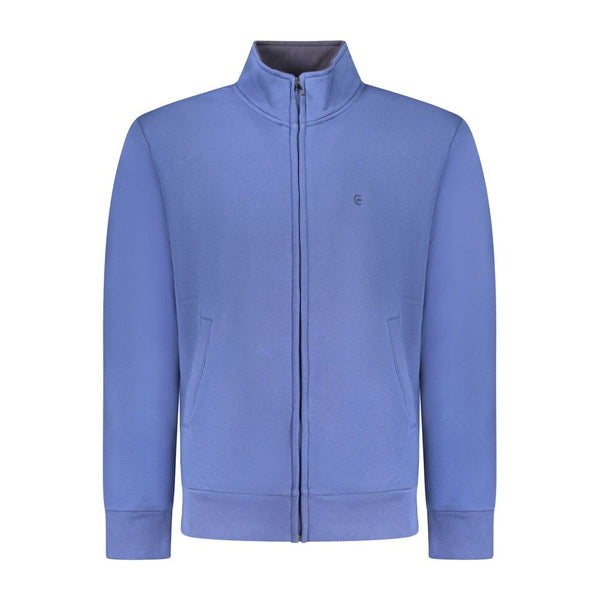 Coveri Moving Blu Cotton Men Sweatshirt