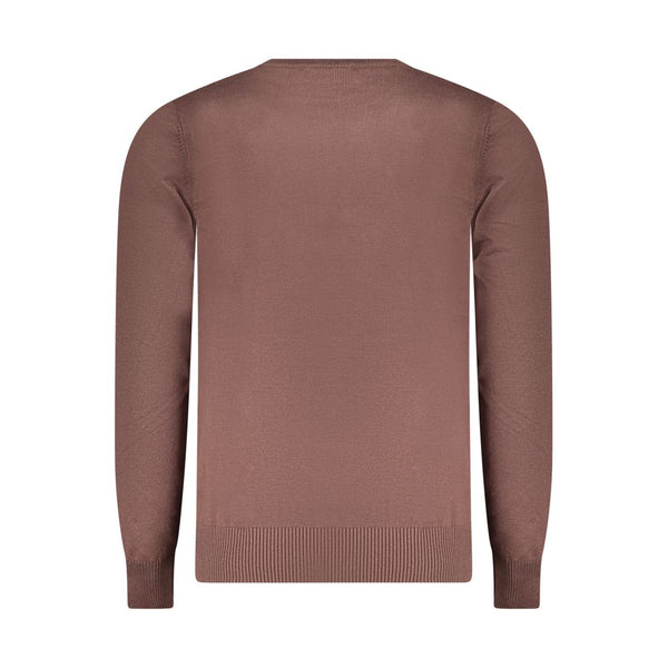Coveri Moving Marrone Viscosa Mens Sweater